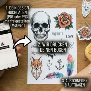 Fake Tattoos kaufen 9 Eigenes Tattoo Design1